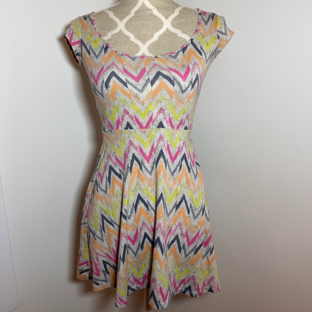 Colourful brand new skater skirt dress